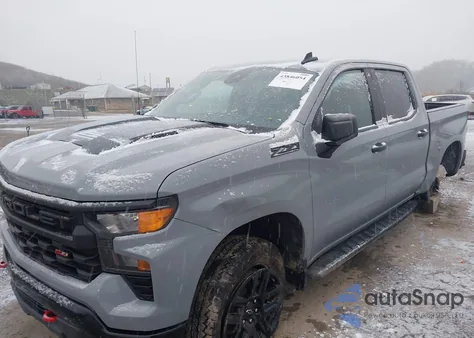 2025 Chevrolet Silverado 1500 4Wd Short Bed Custom Trail Boss from USA, damaged, VIN 3GCPKCEK7SG131235